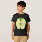 3.14アップルパイのπパンピューン面白い数学ジョーク tシャツ (正面フル)