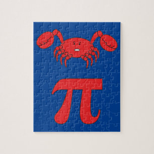 3.14カニのパイPiプリン数学おもしろいのジョーク ジグソーパズル