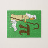 3.14シェパードのパイPiプリン数学おもしろいのジョーク ジグソーパズル (横)