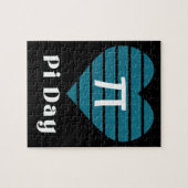 3.14ハートハッピーPi日 ジグソーパズル (横)