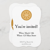 3.14パイ（パイクラスト付き）招待状 招待状 (正面/裏面)