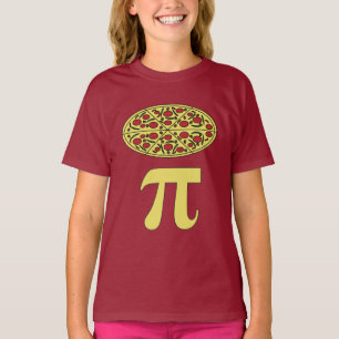 3.14ピザパイパイPiプン数学おもしろいジョークTシャツ Tシャツ