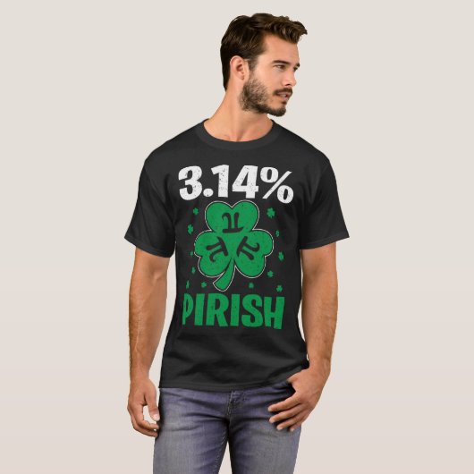 3 14ピリッシュSt patricks算数ギークパイ日3 14 Tシャツ (正面フル)