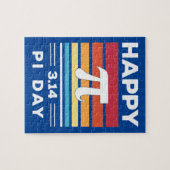 3.14ヴィンテージサンセットハッピー日 ジグソーパズル (横)