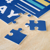 3.14ヴィンテージサンセットハッピー日 ジグソーパズル (側面)