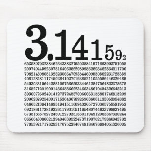 3.1415926 Pi マウスパッド