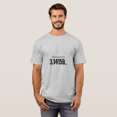 3.14159…から信頼関係に問題あり サーカスティック パイの日 Tシャツ (正面フル)