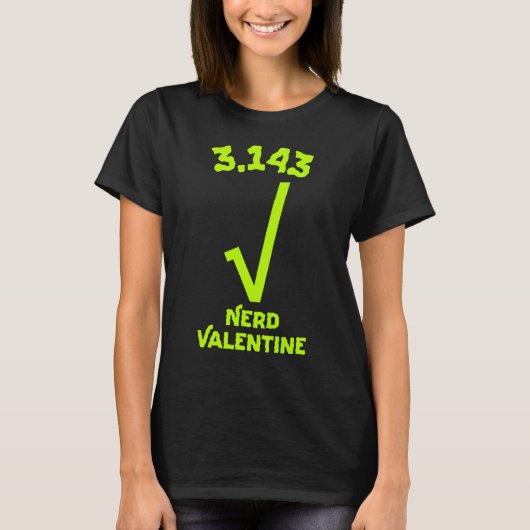 3.143 オタクなバレンタイン Tシャツ (正面)
