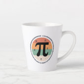3.14 アメリカ数学の日デザイン - 円周率の日ギフトアイデア カフェラテマグ (右)