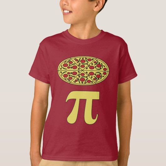 3.14 パイの日 面白い数学ジョークTシャツ Tシャツ (正面)