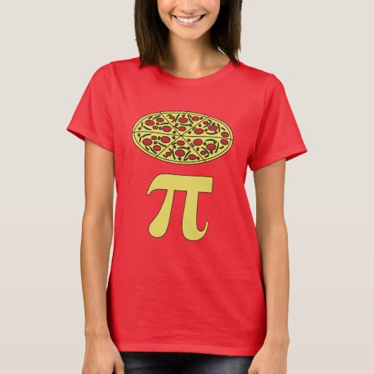 3.14 パイの日 面白い数学ジョークTシャツ Tシャツ (正面)