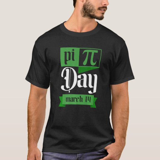 3 14 2022数学おもしろい先生毎日のように生きる Tシャツ (正面)