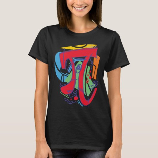 3 14 Math for Pi Day Tシャツ (正面)
