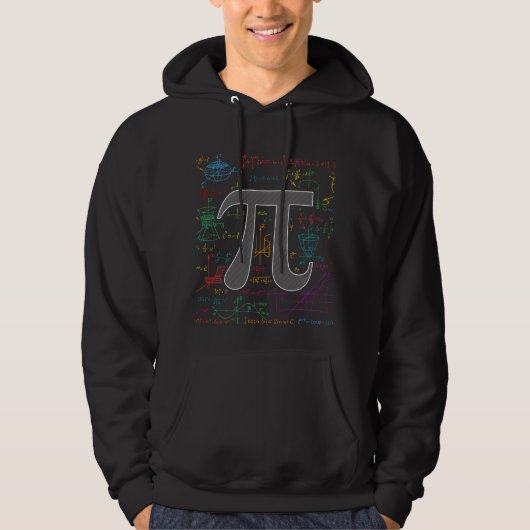 3,14 Mathe Formeln Irrational Zahl Pi パーカ (正面)