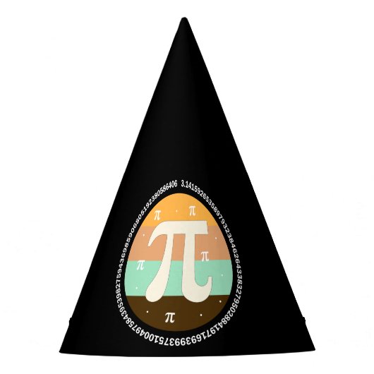 3.14 National Pi Day Design  - Pi Day Gift Idea パーティーハット (正面)