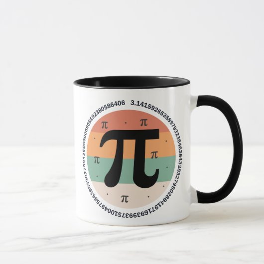 3.14 National Pi Day Design  - Pi Day Gift Idea マグカップ (右)
