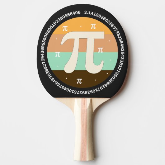 3.14 National Pi Day Design - Pi Day Gift Idea 卓球ラケット (正面)