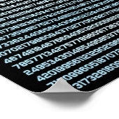 3.14 Pi数学先生物理不合数 ポスター (角)