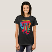 3.14 Pi日の算数デザイン Tシャツ (正面フル)