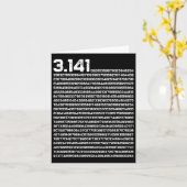 3.14 Pi日Math不合理な数値Pi カード (黄色い花)