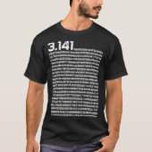 3.14 Pi Day数式不合理数Pi Tシャツ (正面)