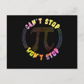 3.14 Pi Funny Math ポストカード (正面)