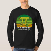 3 14 Pirish Irish Shamrock Pi Day Math Teacher St  Tシャツ (正面)