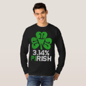 3 14 PIrish Love Math St Patricks Math Geek Pi Da Tシャツ (正面フル)