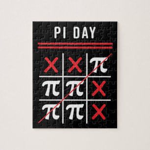 3.14 Tic-Tac-Toe NoughtsとCrosses Happy Pi Day ジグソーパズル