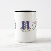 3/187th歩兵は襲います ツートーンマグカップ (中央)