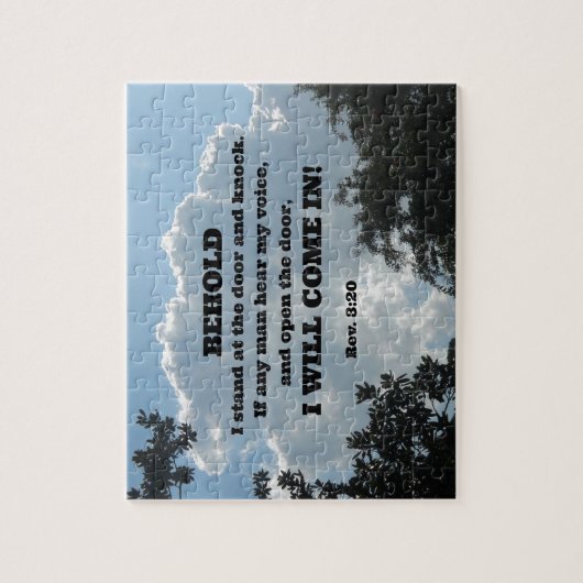 3:20見よ私はドアに立ってノックする… ジグソーパズル (縦)