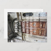 3:20見よ私は戸口に立ち、ノックする ポストカード (正面/裏面)