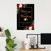 3～20x30の特別結婚歓迎 ポスター (ホームオフィス)