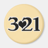 3-21ワールドダウン症候群日 マグネット (正面)