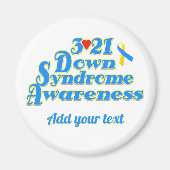 3-21 World Down Syndrome Day Magnet マグネット (正面)