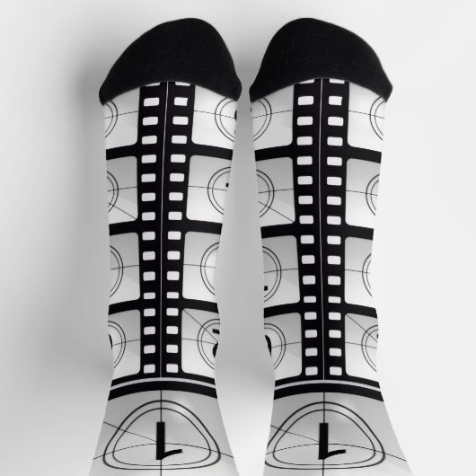 3...2...1...「映画カウントダウン」グレークルーソックス ソックス (上部)