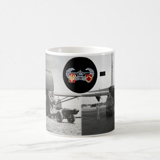 3-321遠い落雷の遺産11ozのコーヒー・マグ コーヒーマグカップ (中央)