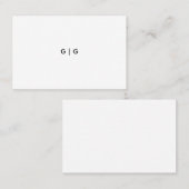 3.346"×2.165" 名刺 (正面/裏面)