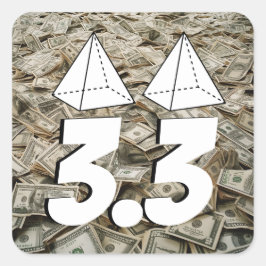 3.3 Million for those 2 Pyramid Tops スクエアシール