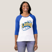 3/4枚の袖の女性のワイシャツ Tシャツ (正面フル)