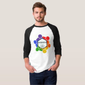 3/4袖ラグランTシャツ Tシャツ (正面フル)