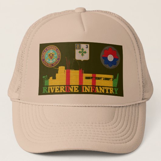 3/47th Inf. ATCのタンゴのボート及びパッチの帽子 キャップ (正面)