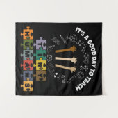 3/4、小さな人間に良い日だ教えよ、先生 タペストリー (正面(横))