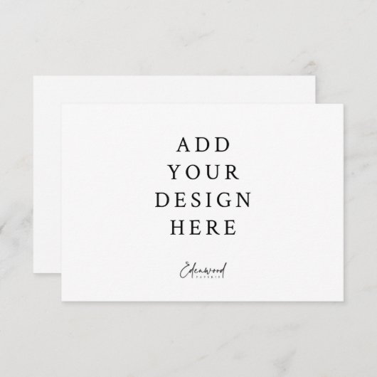 3.5インチエンクロージャカード×5 出欠カード (正面/裏面)