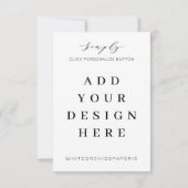 3.5インチx5インチカード印刷 (裏面)