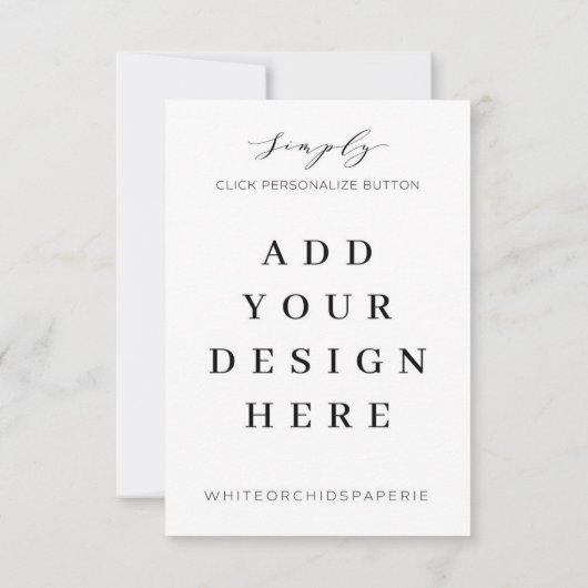 3.5インチx5インチカード印刷 (裏面)