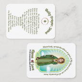 3.5インチx 2.5インチのイエス祈りの言葉カードのUnity祈りの言葉 名刺 (正面/裏面)