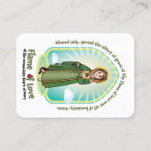 3.5インチx 2.5インチのイエス祈りの言葉カードのUnity祈りの言葉 名刺 (裏面)