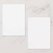 3.5インチx 2.5インチノートカードおよび封筒 ノートカード (正面/裏面)