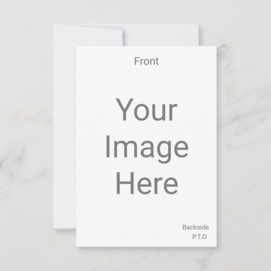 3.5インチx 5インチの前面と背面を独自に作成 出欠カード (正面)